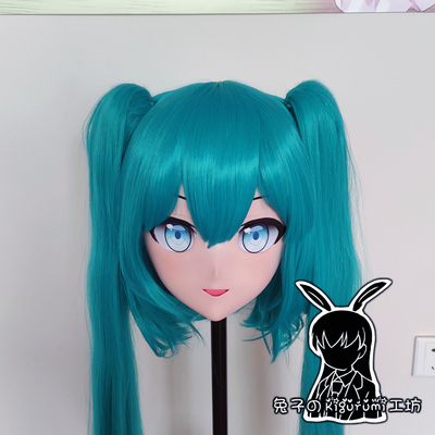 (RB389)Customize Full Head Quality Handmade Female/Girl Resin Japanese Anime Cartoon Character Kig Cosplay Kigurumi Mask